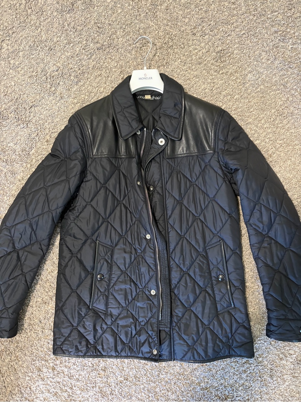 Burberry Black Quilted Puffer Jacket